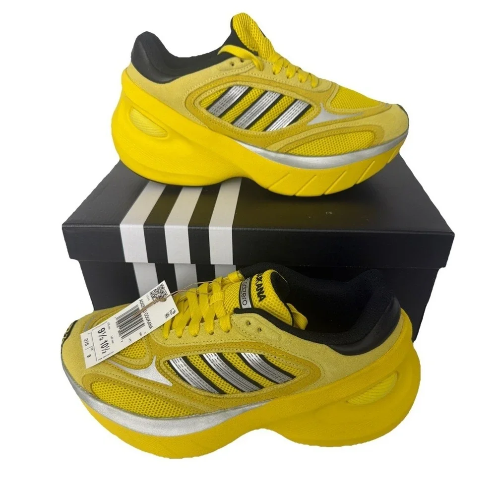 Adidas AdiZero Unisex's Goukana (Yellow/Light Yellow) 9.5 Running Shoes JP7177